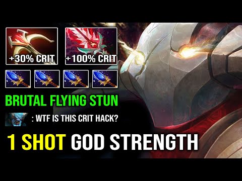 WTF Super Man Sven is Still OP in 7.32c | Instant 1 Shot God Strength +130% Crit Rate Dota 2