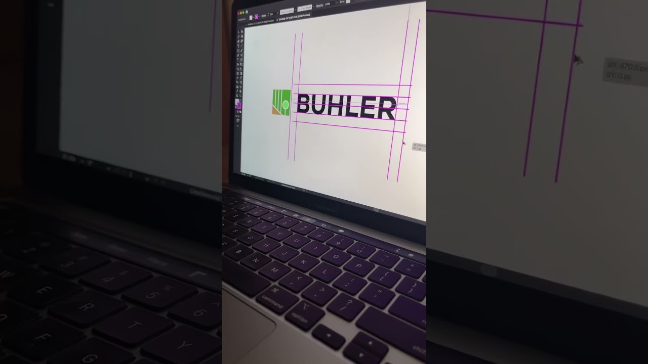 How to balance your logo! #tutorial #shortsfeed #shortsvideo #viralvideo #designer #logo