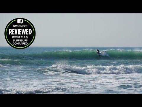 Itiwit 8' & 9' 500 surf inflatable SUP comparison review