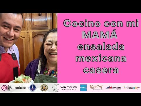 mi mamá me enseña su receta secreta de ensalada mexicana #díadelasmadres 10 de mayo comida casera