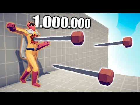 1.000.000 DAMAGE BLOWDART vs UNITS - TABS | Totally Accurate Battle Simulator 2023