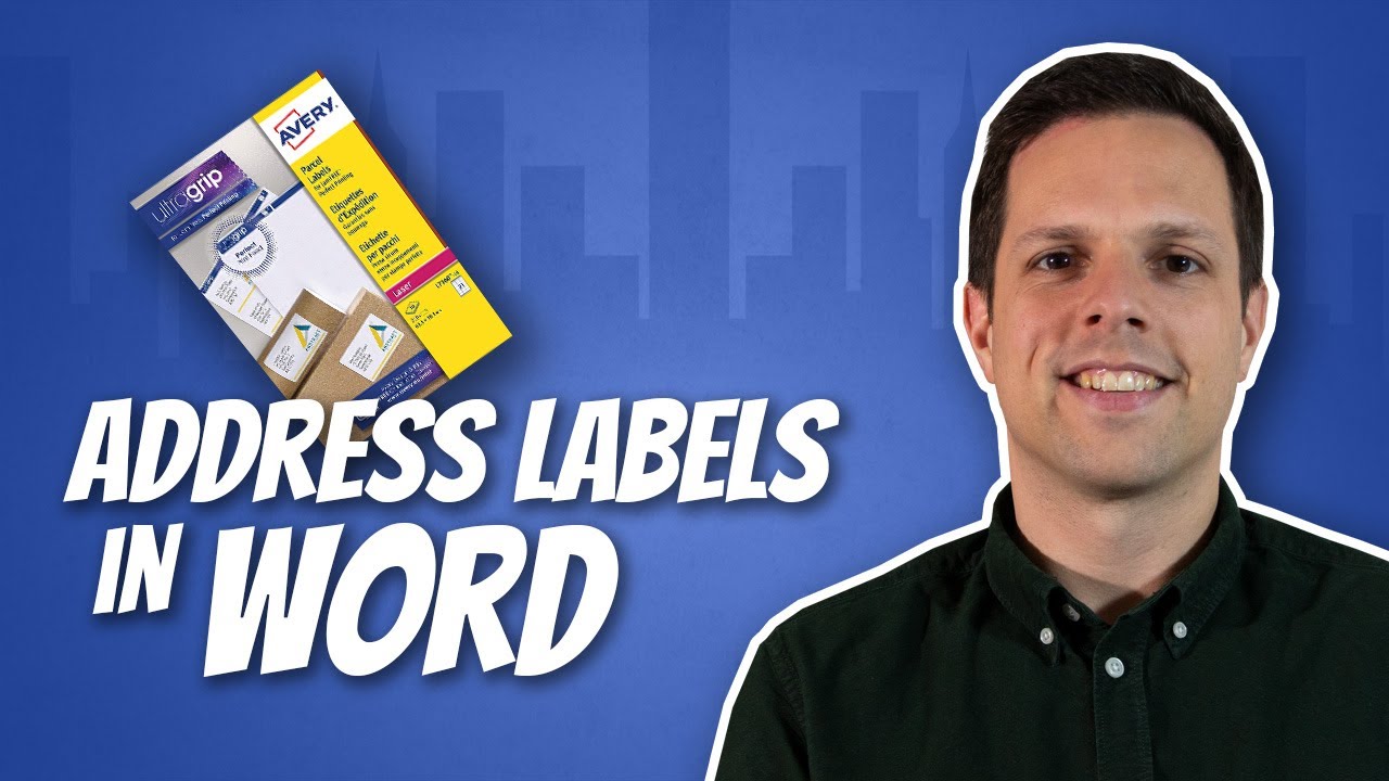 How to print mailing labels in Word