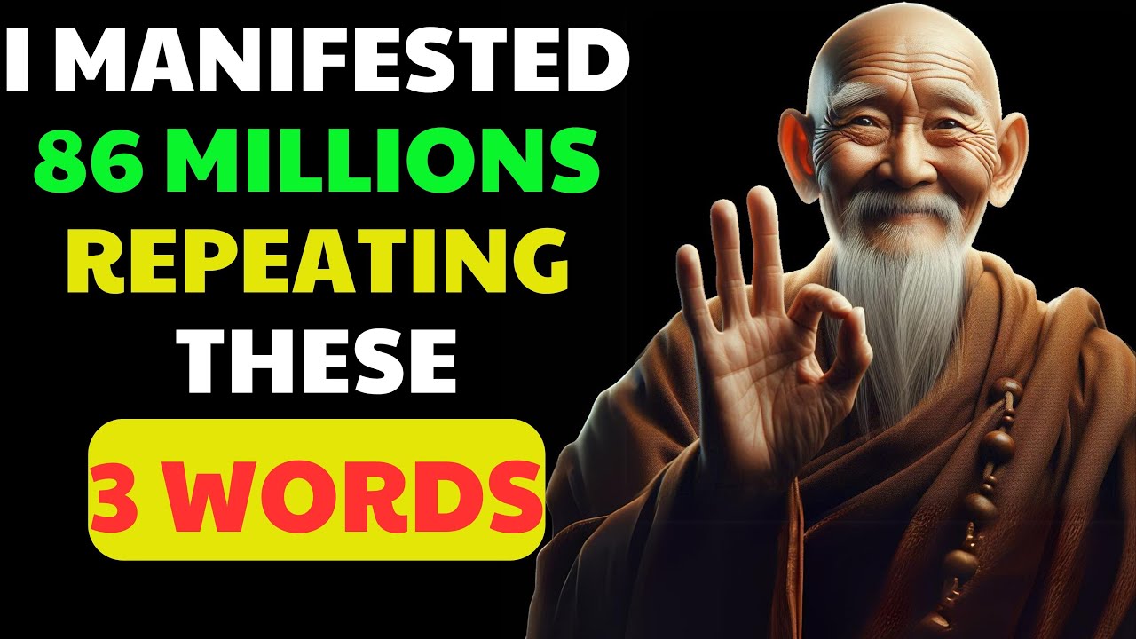 CONFIRMED! REPEAT THESE 3 WORDS and MONEY will flow effortlessly | BUDDHIST TEACHINGS