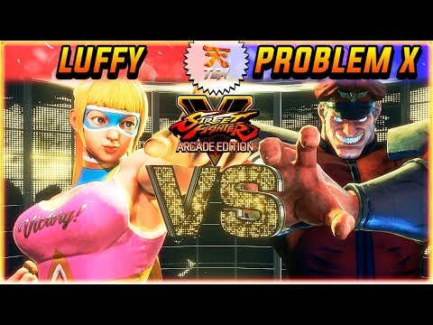 SFV AE ✪ LUFFY (R.Mika) vs PROBLEM X (M.Bison) | FT2 Set ✪ SF5 TenSFV