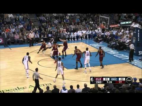 Kendrick Perkins dunk against Cavs