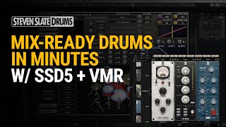 Mix Ready Drums in MINUTES w/ Steven Slate Drums 5 and The Slate Digital VMR 🎚🥁🔥