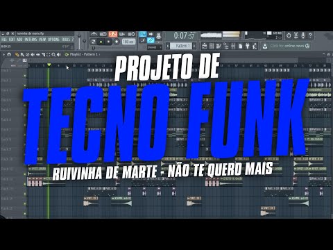 PROJETO DE TECNOFUNK - Ruivinha De Marte - Não Te Quero Mais - Projeto FREE FLP  (kitdetecnomelody)