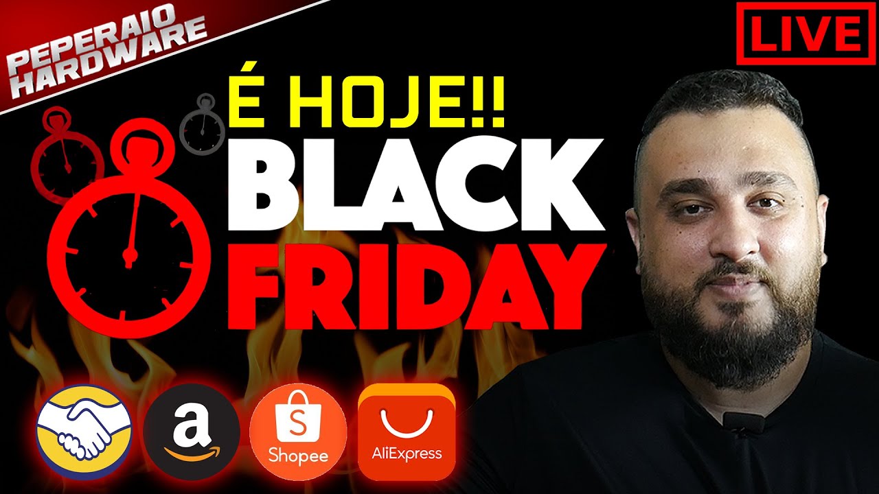 Black Friday!! VEM ECONOMIZAR com o PEPE! Caçando as MELHORES OFERTAS ao VIVO + Bate-papo! 🦉🦉