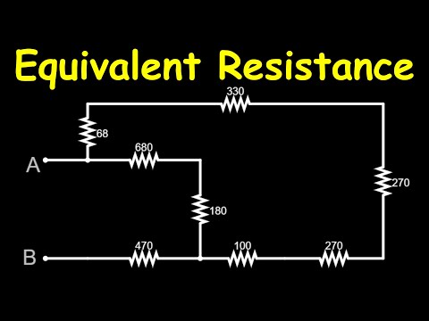 Equivalent Resistance | Series and Parallel Resistors | Solved Circuit Example  | Step by Step