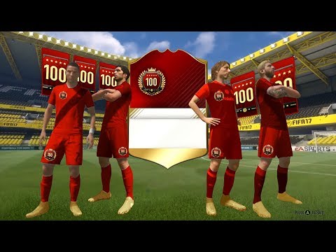 THE GREATEST TOP 100 MONTHLY PACK OPENING EVER! - FIFA 17 Ultimate Team