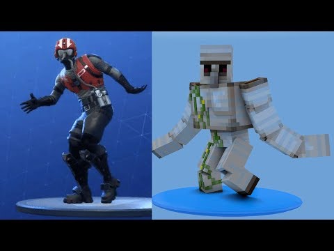 Monster School : Fortnite Dance Challenge 1 - Minecraft Animation