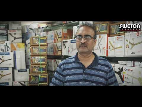 Puneet Minocha owner of S.P. Electronics, Kolkata, sharing his experience with Sweton Speakers