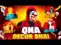 DecoR Bhai Face Reveal? 8M Special Q&A Video😍 -DecoR Gaming | Decor Bhai QnA Video