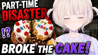 “Banchou Broke a Cake in Front of a Customer…【ホロライブ切り抜き/轟はじめ】