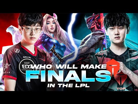 WHO WILL MAKE IT TO THE FINALS? - TES VS EDG PLAYOFFS - CAEDREL
