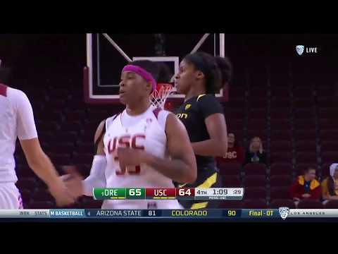 Women’s Basketball: USC 66, Oregon 70 - Highlights 1/5/18