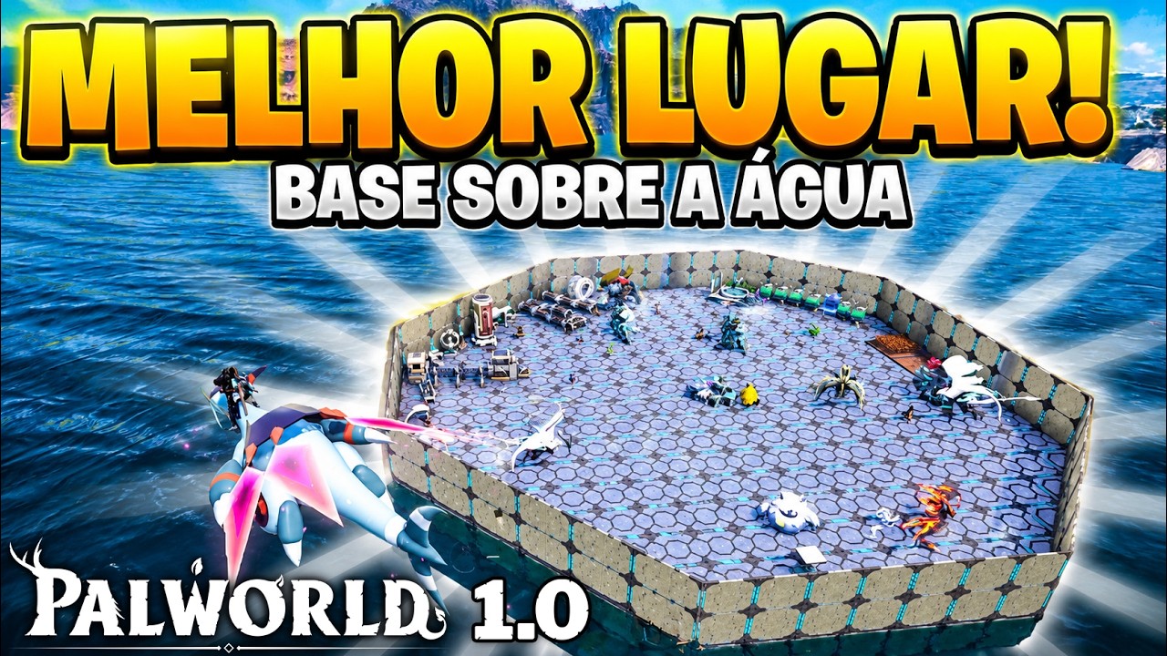 COMO CONSTRUIR UMA BASE SOBRE A ÁGUA | PALWORLD 1.0
