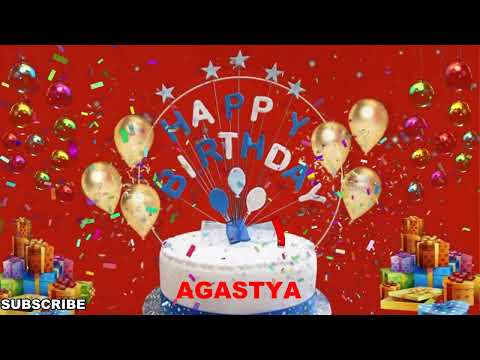 AGASTYA Happy Birthday Wishes Song | Happy Birthday To You | Happy Birthday Wishes With Name AGASTYA