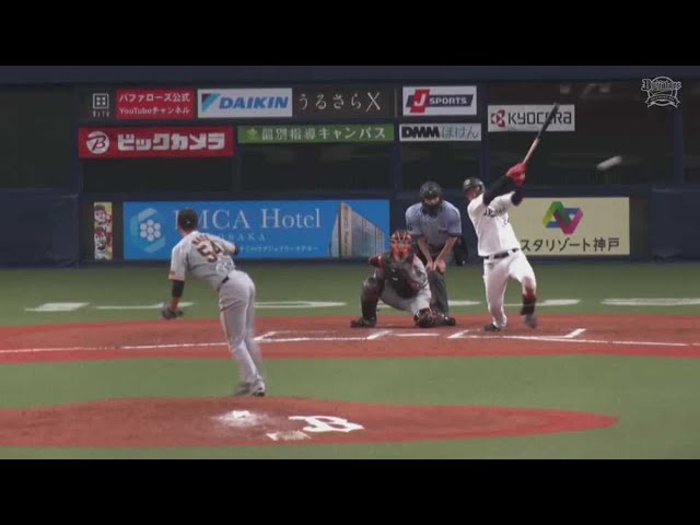 【6回裏】バファローズ・紅林 同点に追いつくタイムリーヒット!! 2021/7/31 B-G(エキシビションマッチ)