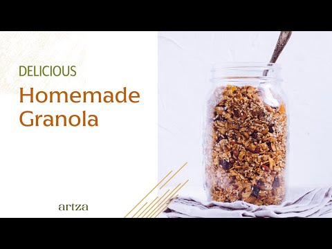 Homemade Granola with Silan Honey | Easy Israeli-Inspired Breakfast Recipe