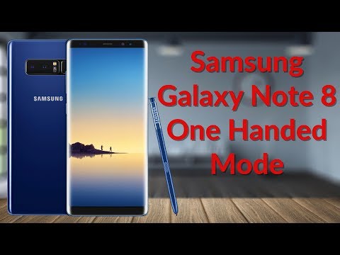 Samsung Galaxy Note 8 One Handed Mode - YouTube Tech Guy