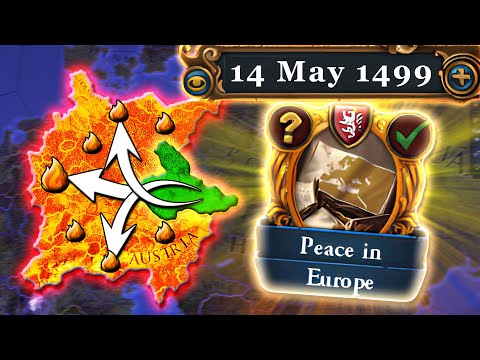 IN 56 YEARS! Conquer ALL OF Germany!  as PEACEFUL Bohemia in EU4 guide 1.36