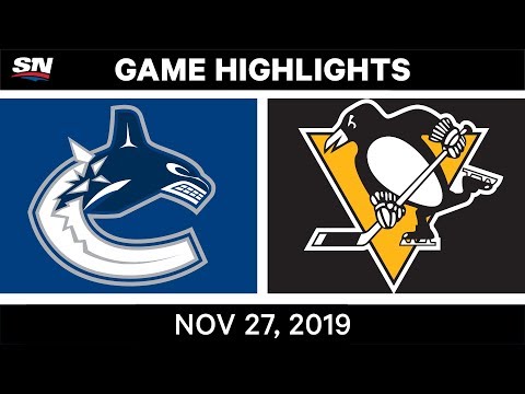 NHL Highlights | Canucks vs. Penguins – Nov. 27, 2019