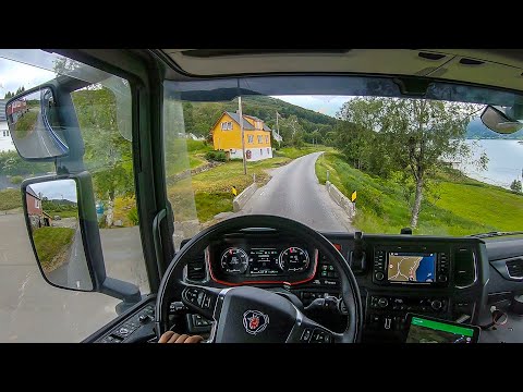 POV Driving Scania S520 - Along the Vanylvsfjorden