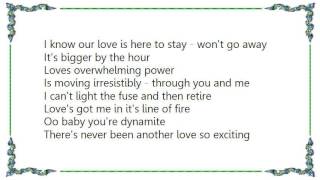 Cliff Richard - Baby You&#39;re Dynamite Lyrics