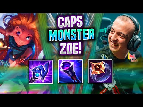 CAPS IS A MONSTER WITH ZOE! - G2 Caps Plays Zoe Mid vs Orianna! | Season 2022