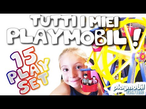 PLAYMOBIL - Tutti i miei 15 PLAYSET! 😱😱😱 Scopriamo insieme la mia collezione!!