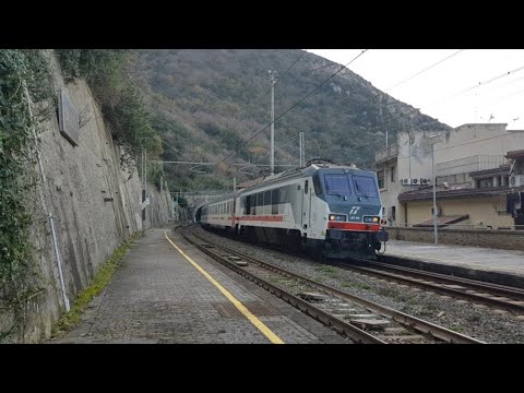 Treno Intercity+Locomotore E401 009 Intercity 560 Reggio di Calabria Centrale-Roma Termini