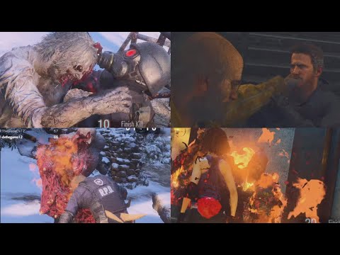 Resident Evil Reverse All Creatures Finishers