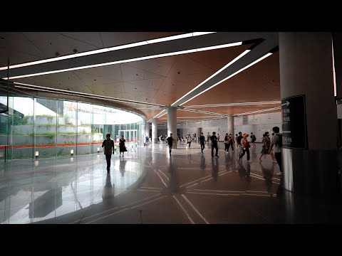 [Excursão a pé em Xangai] Estação Ferroviária Sul de Xangai [4K] CHINA