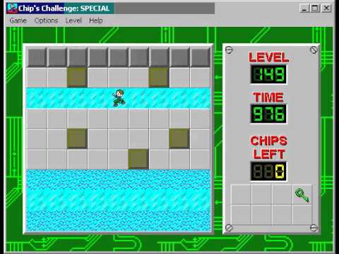 Chip's Challenge 1 Level 149 (Special) - 955 seconds