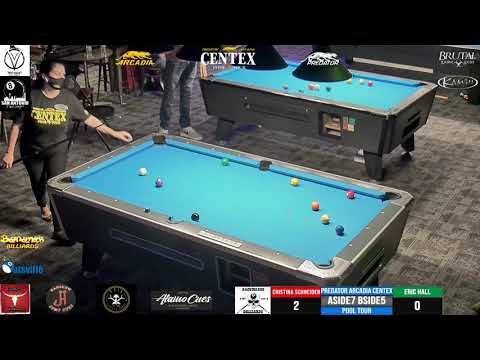 Cristina Schneider vs Eric Hall / Predator Arcadia Centex Pool Tour 2nd Stop /May 1, 2021