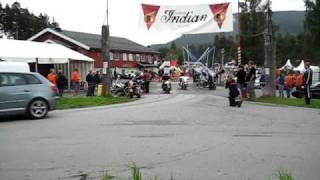 Indian rally 2010 in Leira (Norway) indian motorcycle