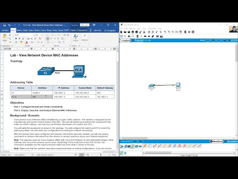 7.2.7 Lab - View the MAC Address of a Network Device
