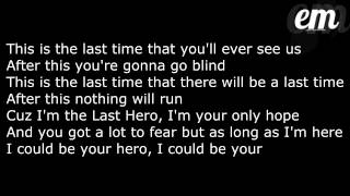 XV- The Last Hero (Feat. Patrick Stump) (Zero Heroes) LYRICS!