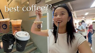 I tried *🇸🇬SINGAPORE LOCAL COFFEE* BRANDS WHILE working | Solo Date, find the best coffee in SG ☕️