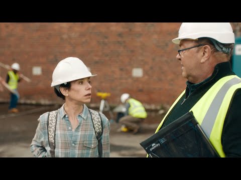 Digging up the car park in THE LOST KING (2022) movie clip