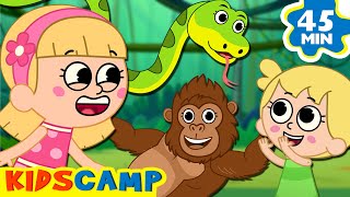 Jungle Animals Song + More Songs For Kids By KidsCamp