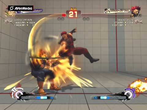 Ultra street fighter IV Rolento(GODSCURTAIN) vs Akuma(BlackCats28)