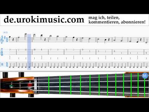 Geige Lernen The Pink Panther - Theme Song Violine Lernen Tabulatur Teil#1 Übungen um-i995