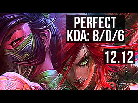 AKALI vs KATA (MID) | 8/0/6, Rank 7 Akali, Legendary | EUW Challenger | 12.12