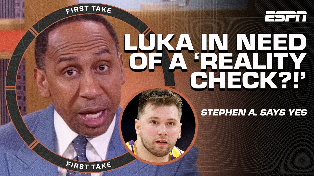 Stephen A. calls JJ Redick's SHADE towards Luka Doncic a 'REALITY CHECK' 😳 | First Take