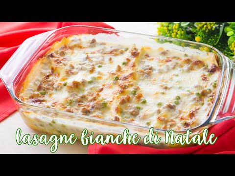 Lasagne Bianche di Natale - Ricetta Facile Lasagne al Forno Salsiccia e Piselli - 55Winston55