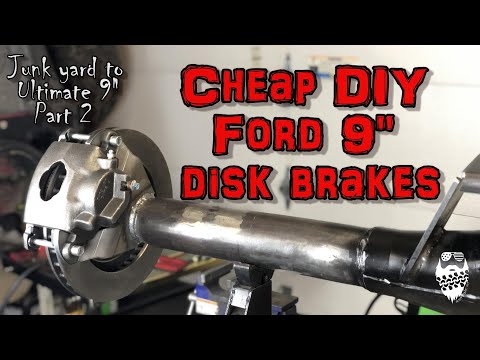 Ford 9 inch Disk Brake conversion - Jeep Wrangler TJ axle upgrade part 2