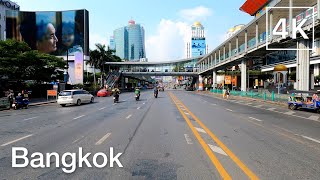 4K 🇹🇭 Bangkok | Driving Downtown - 11/Mar/2022 | Motorcycle Tour