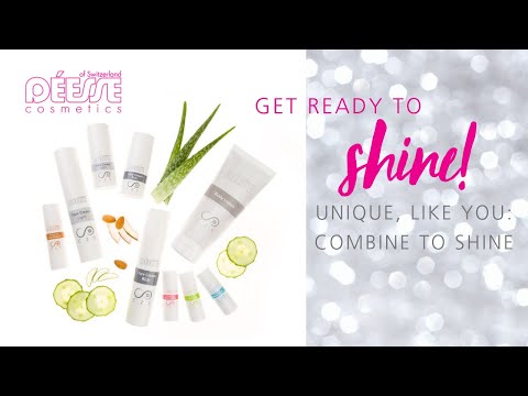 Déesse Cosmetics of Switzerland «Combine to Shine» an individual face care for every skin type.